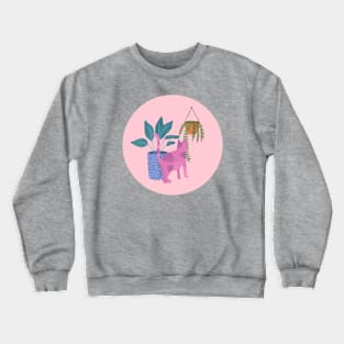 Cats and pots 1 Crewneck Sweatshirt